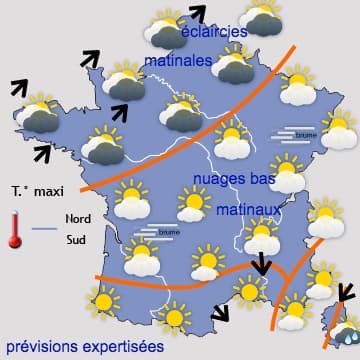 Week-end doux et sec au Sud, très contrasté au Nord