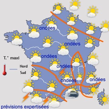 Retour de la pluie et baisse des températures à partir de lundi