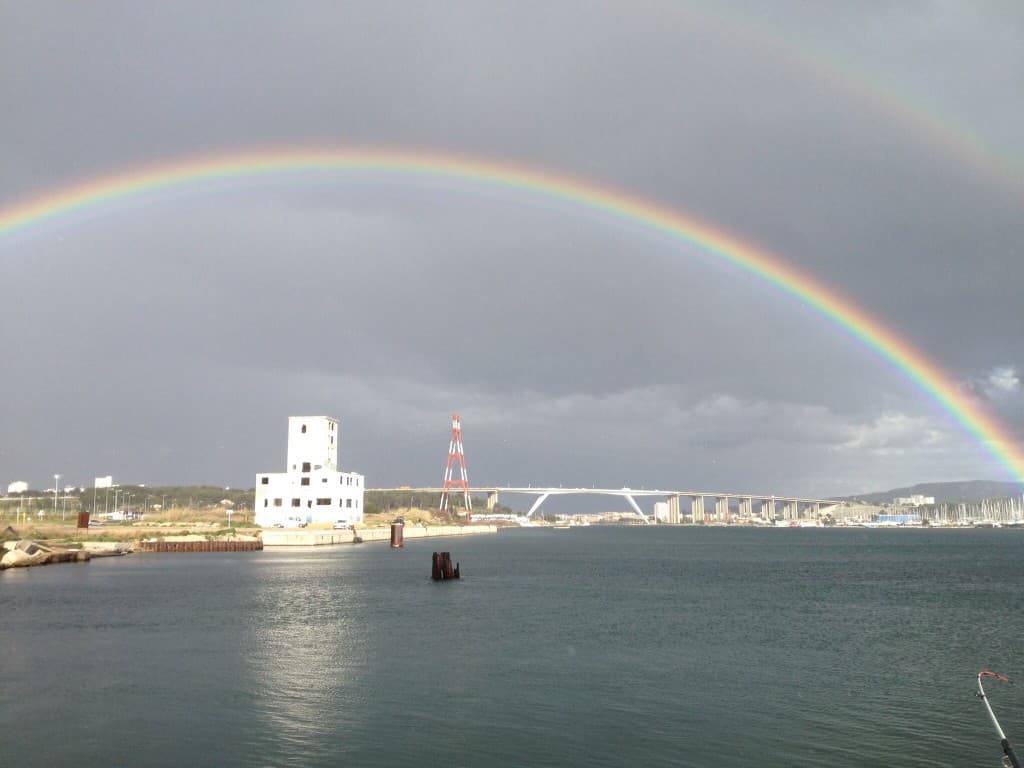 Arc-en-ciel vue de martigues 