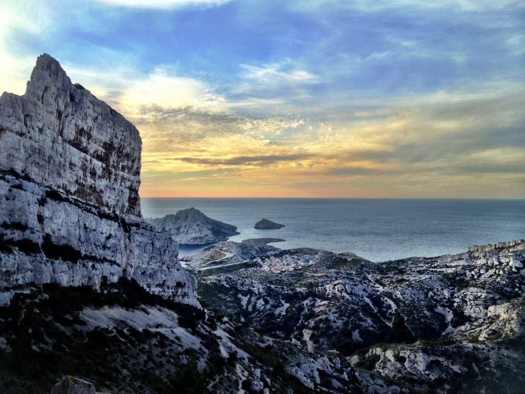 marseille coucher de solei