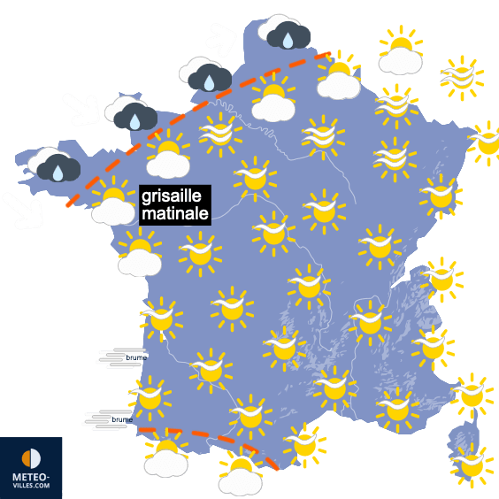 Retour d'un temps beaucoup plus maussade