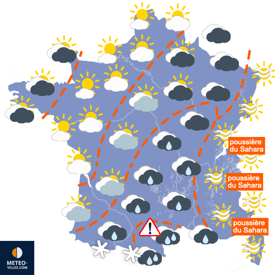 Encore une semaine très arrosée, mais variable