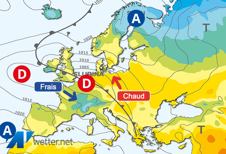Carte de prévisions d'europe du Jeudi 2 mai 2024