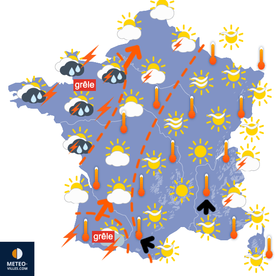 De nouveau estival après les orages et les fortes chaleurs