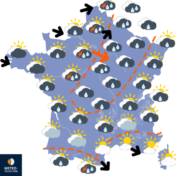 Averses et fraîcheur, avant le retour de l'été