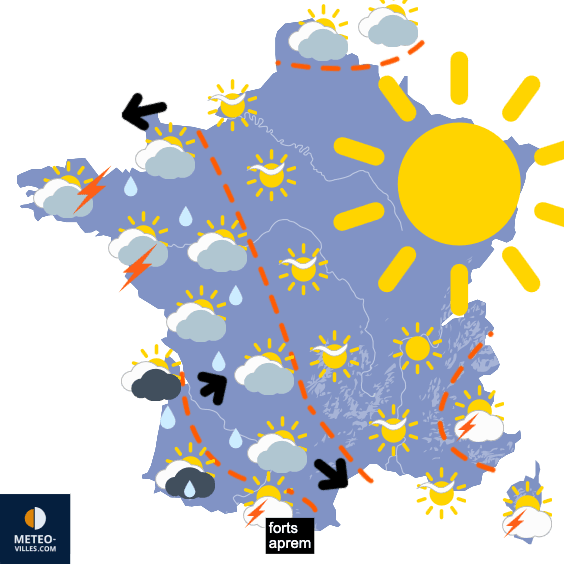 Une fin août beaucoup plus changeante