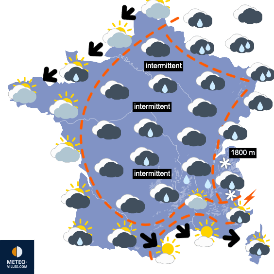 Grisaille, humidité et fraîcheur sans fin...