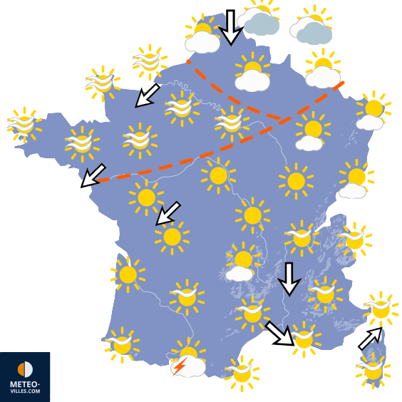 Fraîcheur au nord, canicule au sud : la France coupée en 2