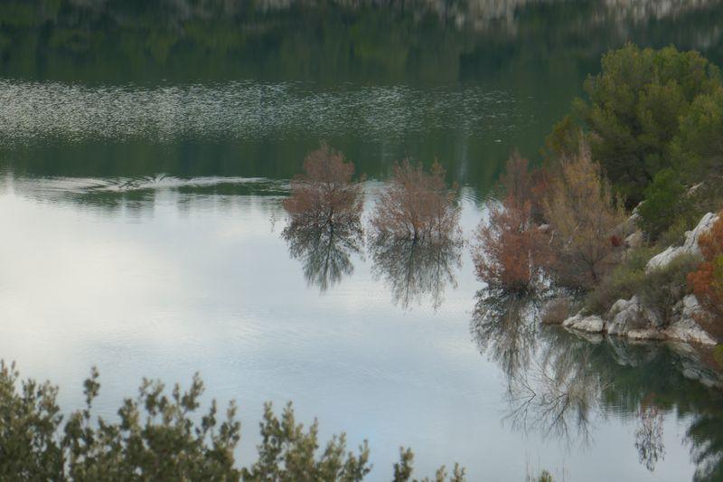reflets lac de Bimont