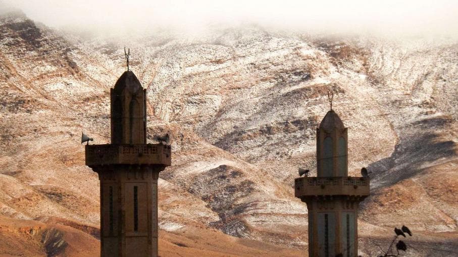 Image d'illustration pour Neige au Sahara : un phénomène rare ?