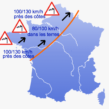 Image d'illustration pour Tempête de la nuit de samedi 24 au dimanche 25 novembre 2012