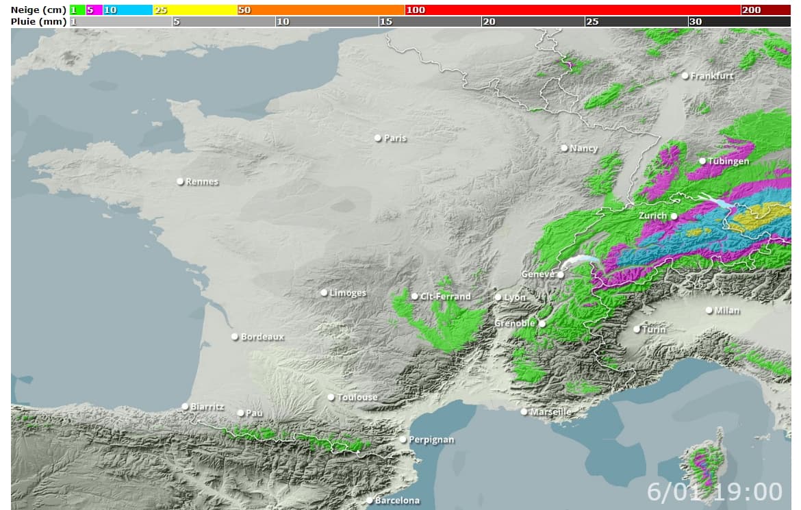 Image d'illustration pour Enneigement en montagne : forts contrastes pour la nouvelle année