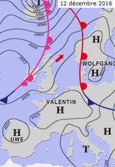 Image d'illustration pour Pressions atmosphériques exceptionnelles sous l'anticyclone Yörn