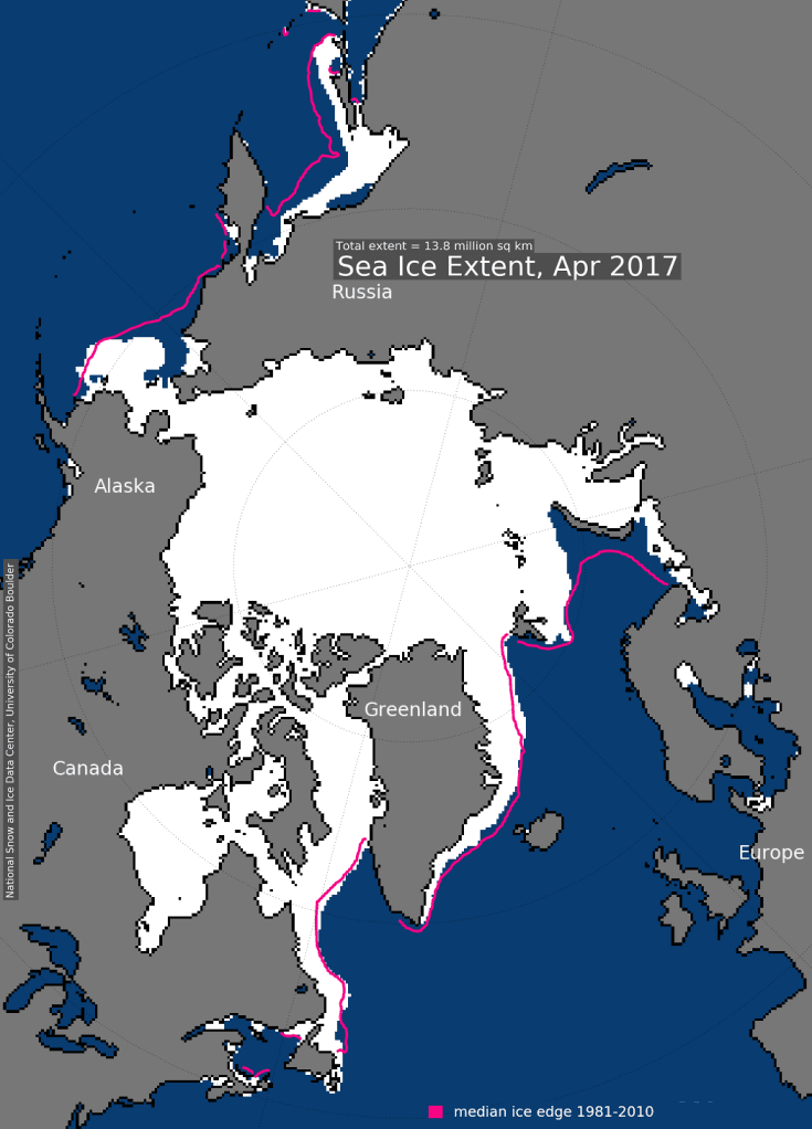Image d'illustration pour Banquise toujours en retrait en Arctique & Antarctique