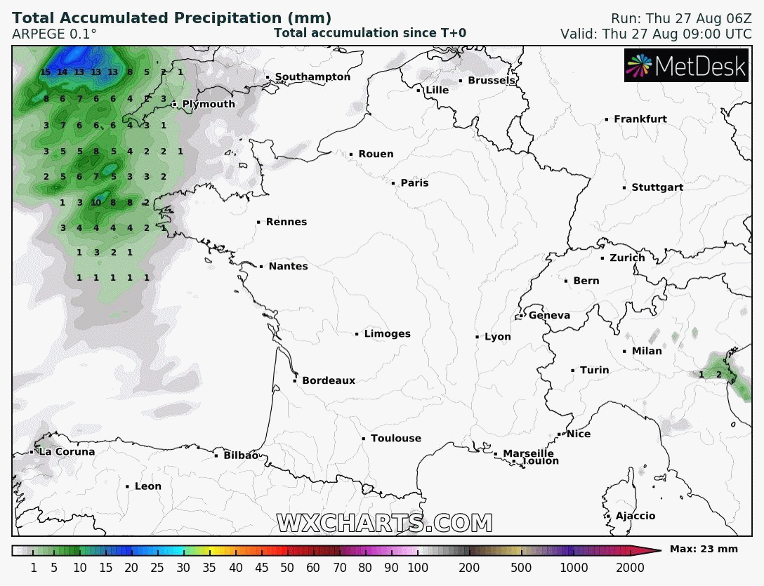 Image d'illustration pour Instabilité et fraîcheur automnale en France pour la fin août