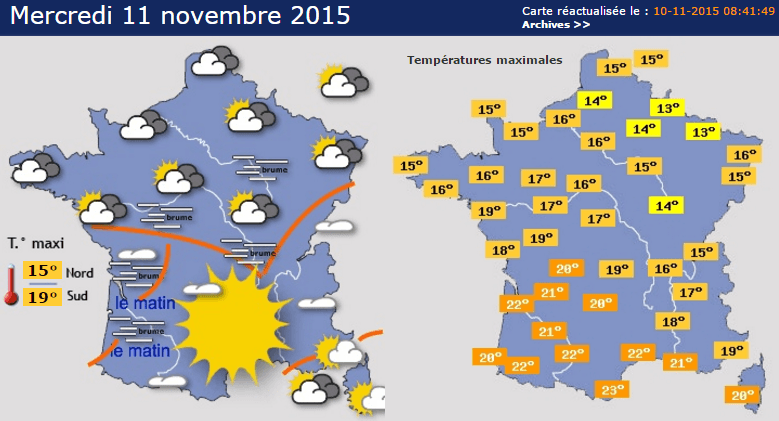 Image d'illustration pour Quelle météo pour le 11 novembre - L'été de la Saint Martin ?