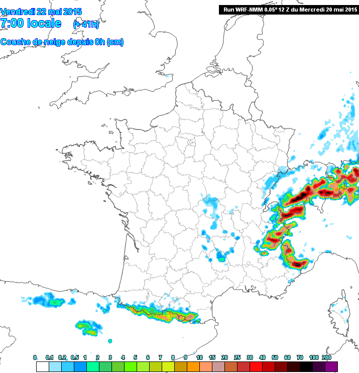 Image d'illustration pour Retour de la neige en moyenne montagne