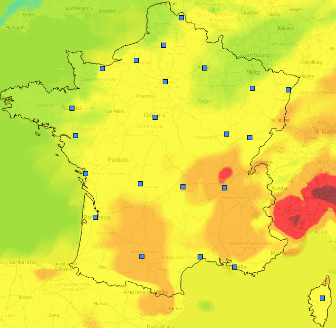 Image d'illustration pour Bilan des pics de pollution à l'ozone du 15 au 18 juillet