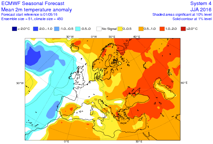 Image d'illustration pour Prévision saisonnière : L'été 2016 sera-t-il chaud ?