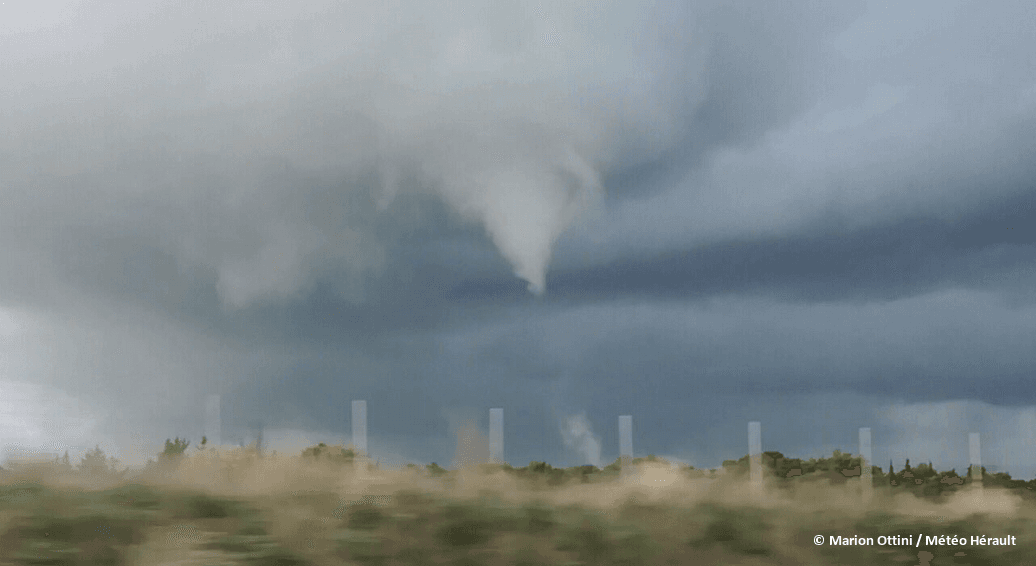 Image d'illustration pour Forts orages et tornades dans le sud de la France