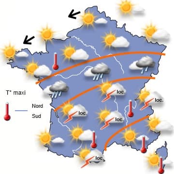 Les orages pourraient de nouveau se multiplier en fin de semaine