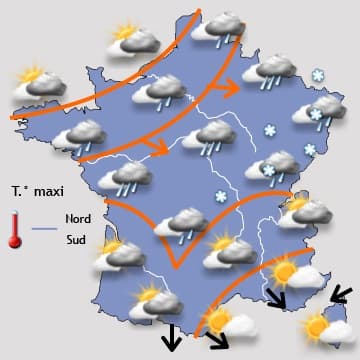 Très agité et de plus en plus froid en fin de semaine